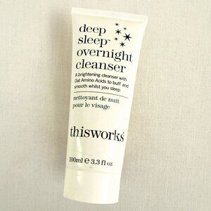 This Works Deep Sleep Overnight Cleanser Full Size Brightening -Oat Amino Acids